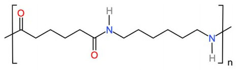 Polymer X có tính dai, bền, mềm mại, óng mượt, ít thấm nước, giặt mau khô. Polymer X dùng để dệt vải may mặc, vải lót săm lốp xe, dệt bít tất, bện làm dây cáp, dây dù, đan lưới, … Cấu tạo một (ảnh 1)