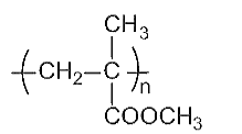  Poly(methyl methacrylate) là chất dẻo được sử dụng để sản xuất thủy tinh hữu cơ dùng làm kính máy bay, kính xây dựng, kính bảo hiểm, bể cá, … Một phân tử poly(methyl metacrylate) có phân tử  (ảnh 1)