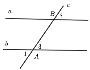 Cho hình vẽ, biết   a ∥ b , ˆ B 3 = 65 ∘ .      Khi đó,   ˆ A 3   có số đo là (ảnh 1)
