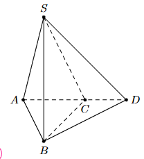 Hình vẽ nào sau đây không phải là hình biểu diễn của hình chóp tứ giác S.ABCD? (ảnh 4)