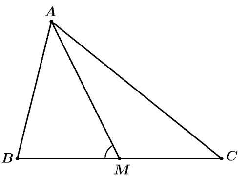 Cho tam giác  A B C   có   cos A = 1 3  ,   B C = 9   và   A C = 6  ,   M   là trung điểm cạnh   B C  . a) Độ dài cạnh   A B = 8  .  b) Diện tích hình tròn ngoại tiếp tam giác   A B C   là   S h t 1 = 9 π  .  c) Giá trị   cos ˆ A M B   bằng   √ 3 5  .  d) Tính diện tích của hình tròn nội tiếp tam giác   A B C   là   S h t 2 = π r 2 = 9 π 2  . (ảnh 1)