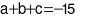 Trong không gian với hệ tọa độ Oyz, cho điểm A(2;1;1),B(-1;1;3)  và mặt phẳng (P):x-3y+2z-5=0 . Một mặt phẳng (Q) đi qua hai điểm A,B và vuông góc với mặt phẳng (P) có dạng ax+by+cz-11=0 . Khẳng định nào sau đây là đúng? (ảnh 1)