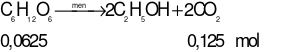 Cho 11,25 gam glucose lên men tạo thành ethyl alcohol và 2,479 lít CO2 (đkc). Hiệu suất của quá trình lên men là (ảnh 1)