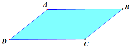 Cho hình bình hành  A B C D , khẳng định đúng là (ảnh 1)
