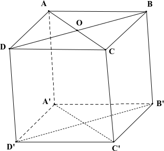 Cho hình hộp  A B C D . A ′ B ′ C ′ D ′ .  Mệnh đề nào sau đây sai? (ảnh 1)