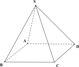Cho hình chóp  S . A B C D  có đáy là hình bình hành. Hình chiếu song song của điểm  A  theo phương  A B  lên mặt phẳng  ( S B C )  là điểm nào sau đây? (ảnh 1)