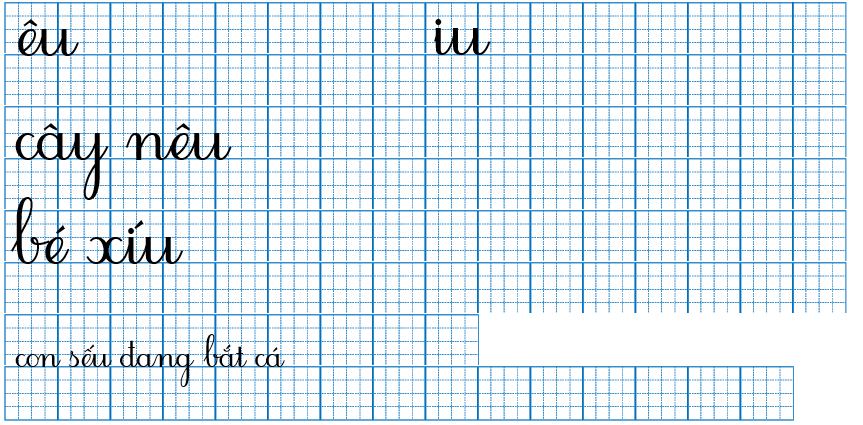 Luyện viết theo mẫu (ảnh 1)