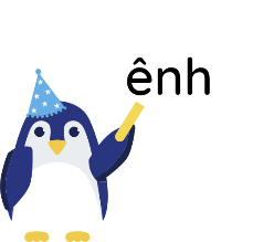 Mô hình cấu tạo sau nhắc đến vần nào?

 (ảnh 5)