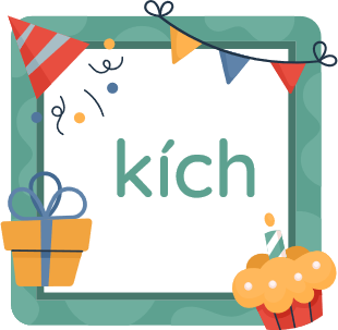 Chọn từ phù hợp để điền vào chỗ trống:
kịch …….. (ảnh 2)