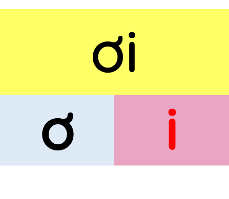 Chọn mô hình cấu tạo vần 'ơi'.
(ảnh 1)