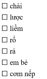Đâu là các từ chỉ người:
 (ảnh 1)