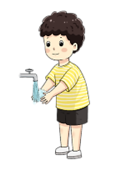 Chọn cách sắp xếp câu đúng:
bé/ sạch/ tay/ rửa/ Nước/ giúp (ảnh 1)