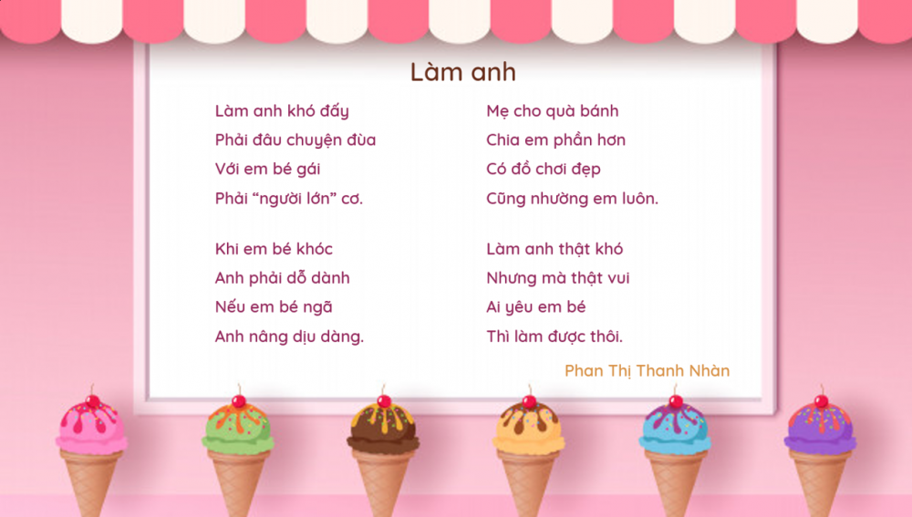 Từ “người lớn” trong bài thơ sau được hiểu thế nào?
 (ảnh 1)