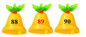 Chọn đáp án đúng. Số?  A. 100  B. 90  C. 88  D. 89 (ảnh 2)