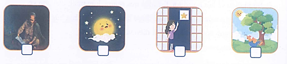 Em hãy đánh dấu vào sự vật được nhân hóa trong câu thơ sau:
Trong tù không rượu cũng không hoa
Cảnh đẹp đêm nay khó hững hờ
Người ngắm trăng soi ngoài cửa sổ
Trăng nhòm khe cửa ngắm nhà thơ.
 (ảnh 1)