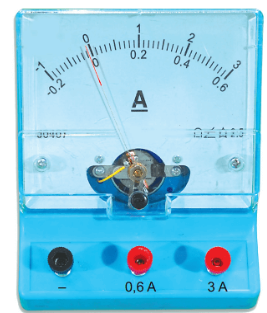 Một ampe kế ở phòng thí nghiệm có hai thang đo là 0,6 A và 3 A. Giới hạn đo của ampe kế này là bao nhiêu ampe?
 (ảnh 1)