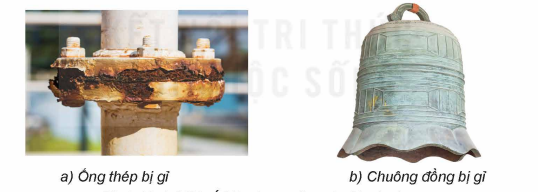 Ăn mòn kim loại là sự phá hủy kim loại hoặc hợp kim dưới tác dụng của các chất trong môi trường, trong đó kim loại bị oxi hóa.
 (ảnh 1)