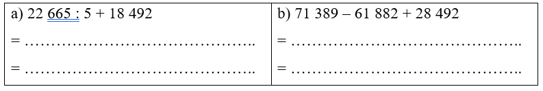 (2 điểm) Thực hiện phép tính:  
 (ảnh 1)