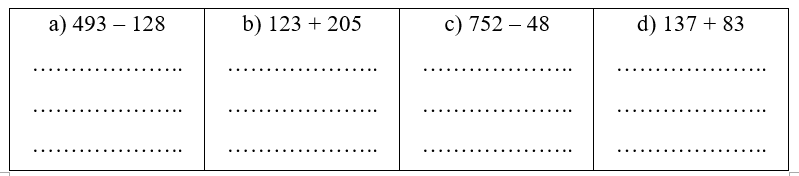 Đặt tính rồi tính:
(ảnh 1)