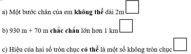 (1 điểm) Đúng ghi Đ, sai ghi S vào chỗ chấm: 
 (ảnh 1)
