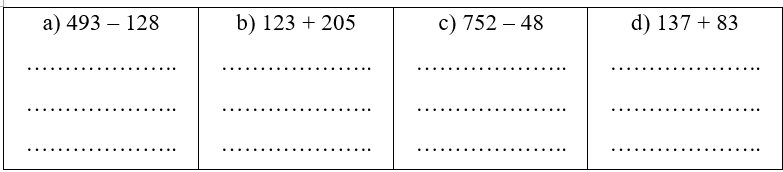 Đặt tính rồi tính: 
 (ảnh 1)