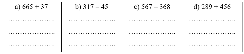 Đặt tính rồi tính: 
 (ảnh 1)
