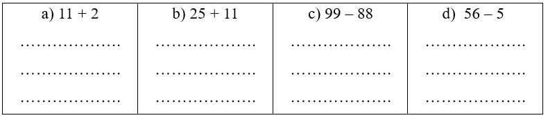 Đặt tính rồi tính:  
 (ảnh 1)