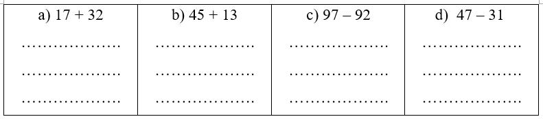 Đặt tính rồi tính:  
 (ảnh 1)