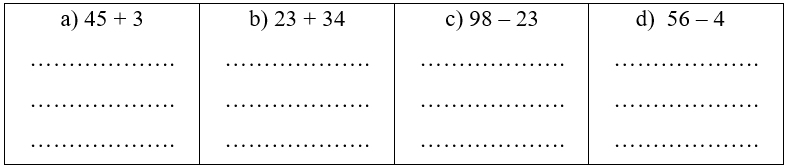 Đặt tính rồi tính:  
 (ảnh 1)