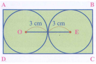 Quan sát hình vẽ và điền vào chỗ trống. (1 điểm)

Hình tròn tâm O có đường kính là ……… cm.
Chu vi hình chữ nhật ABCD là ……… cm.
Diện tích hình chữ nhật ABCD là ……… cm2. (ảnh 1)