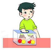 Con hãy chọn đáp án đúng nhất
Bạn Việt lấy một quả bóng trong hộp như hình dưới đây:
 (ảnh 1)