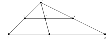 Con hãy chọn đáp án đúng nhất
Cho hình sau:

Nhận xét nào dưới đây sai ?
A. Ba điểm (ảnh 1)