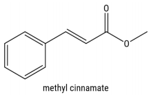 Methyl cinnamate là một ester có công thức cấu tạo dưới đây và có mùi thơm của dâu tây (strawberry) được sử dụng trong ngành công nghiệp hương liệu và nước hoa. Để điều chế 16,2 gam ester met (ảnh 1)