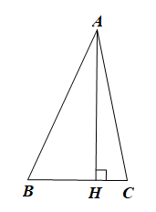 Cho tam giác  A B C  có  A H ⊥ B C ( H ∈ B C )  thì (ảnh 1)