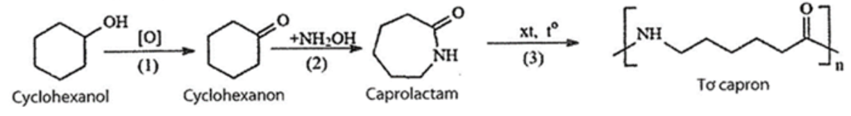 Tơ capron là polymer có tính dai, bền, mềm óng mượt, ít thấm nước, mau khô. Bên cạnh ứng dụng trong ngành may mặc, tơ capron còn được sử dụng làm dây cáp, đan lưới, chế tạo các chi tiết máy.. (ảnh 1)