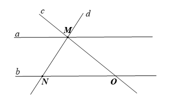 Điểm  M  thuộc những đường thẳng nào? (ảnh 1)