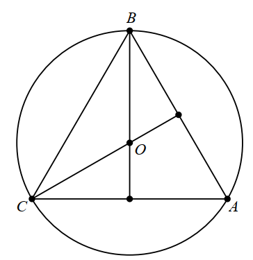Cho tam giác ABC đều nội tiếp đường tròn (O). Tính số đo cung nhỏ BC. (ảnh 1)
