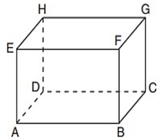 Hình hộp chữ nhật  A B C D . E F G H  có  H D = 11 c m . Khẳng định nào sau đây là đúng? (ảnh 1)