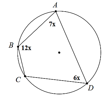 Cho hình vẽ sau:    Hỏi số đo góc  A  bằng bao nhiêu độ? (ảnh 1)