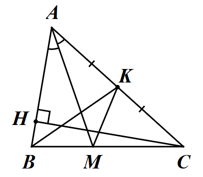 Cho hình vẽ sau:Đường cao của ΔABC là (ảnh 1)