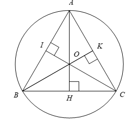 (a) X&aacute;c định t&acirc;m v&agrave; b&aacute;n k&iacute;nh của đường tr&ograve;n ngoại tiếp tam gi&aacute;c đều \(ABC\) c&oacute; cạnh bằng \(a.\)  (b) Cho đường tr&ograve;n \((O)\) ngoại tiếp tam gi&aacute;c \(MNP\). T&iacute;nh b&aacute;n k&iacute;nh của \((O)\), (ảnh 1)
