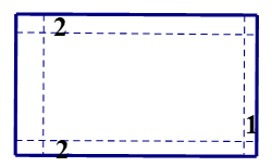 Một khu vườn hình chữ nhật có chu vi 280m. Người ta làm một lối đi xung quanh vườn rộng 2m, diện tích còn lại để trồng trọt là 4256m2. Tính chiều dài, chiều rộng của khu vườn. (ảnh 1)