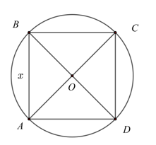  Cho đường tròn tâm O có bán kính R=5cm. (a) Tính độ dài cạnh của hình vuông nội tiếp trong (O). (b) Một hình chữ nhật nội tiếp trong (O) có chu vi 28 cm. Tính chiều dài và chiều rộng của hình chữ nhật đó. (ảnh 1)