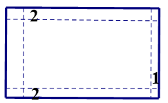 Một khu vườn h&igrave;nh chữ nhật c&oacute; chu vi \(280{\rm{\;m}}\). Người ta l&agrave;m một lối đi xung quanh vườn rộng \(2{\rm{\;m}}\), diện t&iacute;ch c&ograve;n lại để trồng trọt l&agrave; \(4256{\rm{\;}}{{\rm{m}}^2}\). T&iacute;nh ch (ảnh 1)