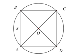 Cho đường tr&ograve;n t&acirc;m \(O\) c&oacute; b&aacute;n k&iacute;nh \(R\, = \,5\,\,{\rm{cm}}\).  (a) T&iacute;nh độ d&agrave;i cạnh của h&igrave;nh vu&ocirc;ng nội tiếp trong \(\left( O \right)\).  (b) Một h&igrave;nh chữ nhật nội tiếp trong  (ảnh 1)