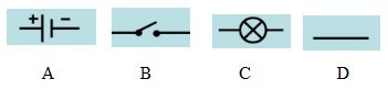 Nguồn điện được kí hiệu bằng kí hiệu nào sau đây: (ảnh 1)