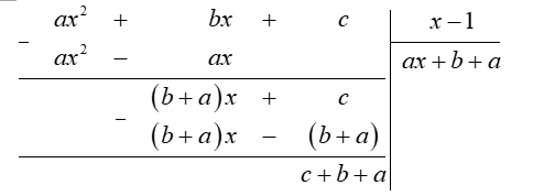 Cho đa thức A(x)=ax^2+bx+c. Biết A(x) nhận −1 làm nghiệm và A(x) chia hết cho đa thức x−1. Chứng minh a và c là hai số đối nhau. (ảnh 1)