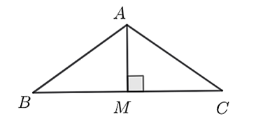 Cho tam giác ABC có ˆB=30∘,ˆC=30∘. (ảnh 1)