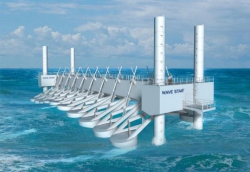 Năng lượng từ sóng biển ngày càng được khai thác và sử dụng rộng rãi.
 (ảnh 1)