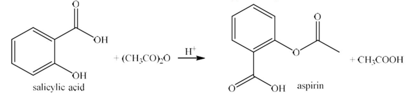 Aspirin 81 là một loại thuốc chống đột quỵ, trong mỗi viên có chứa 81 mg aspirin. Aspirin được tổng hợp bằng cách đun hỗn hợp salicylic acid và anhydride acetic khi có mặt xúc tác sulfuric (ảnh 1)